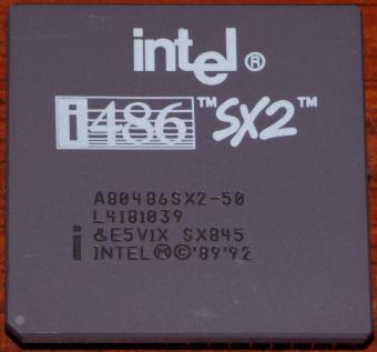 Intel i486 SX2 50MHz CPU (A80486SX2-50) sSpec SX845 1989-92